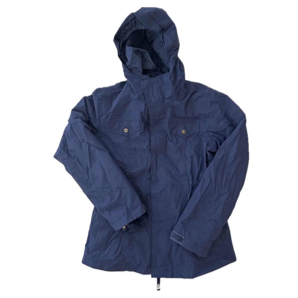 The North Face Girls 2-in-1 Fleece Lined Jacket Winter Rain Coat M 10/12